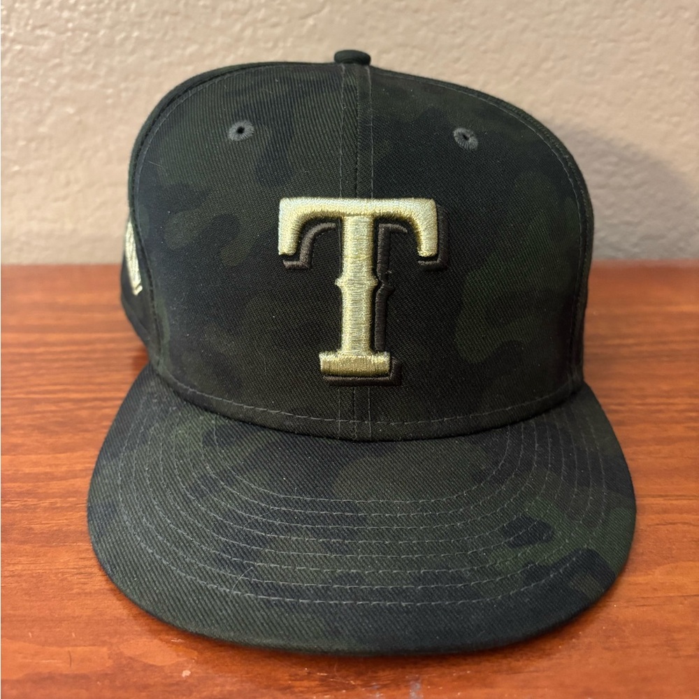 Camo Texas Rangers Hat